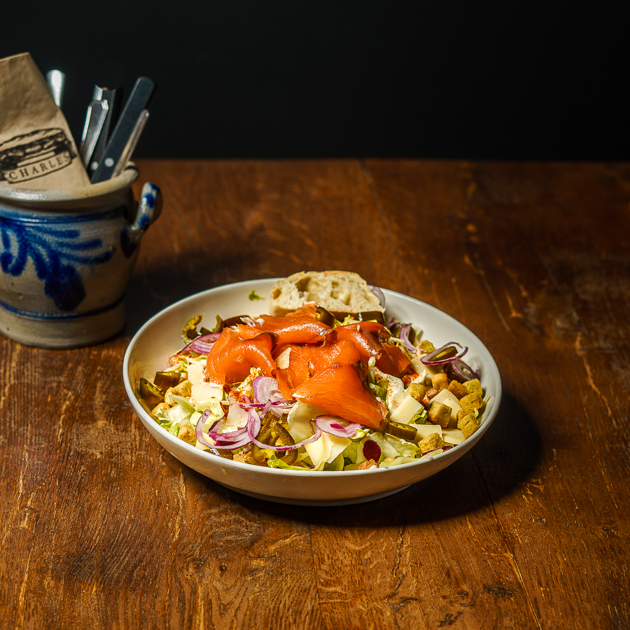 The Mexican Caesar Smoked Salmon Salad