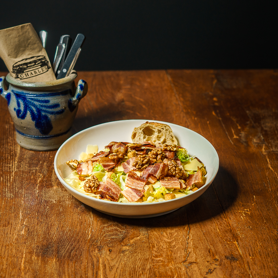 The Canadian Caesar Bacon Salad