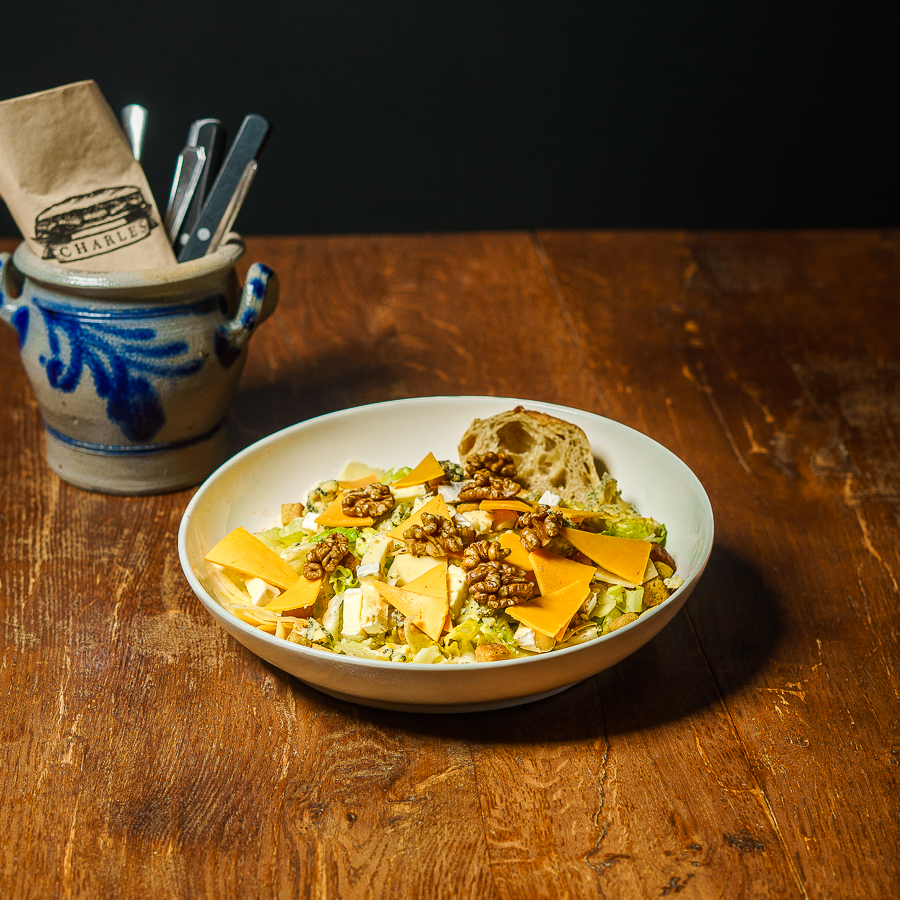 The Canadian Caesar Cheese Quartet Salad