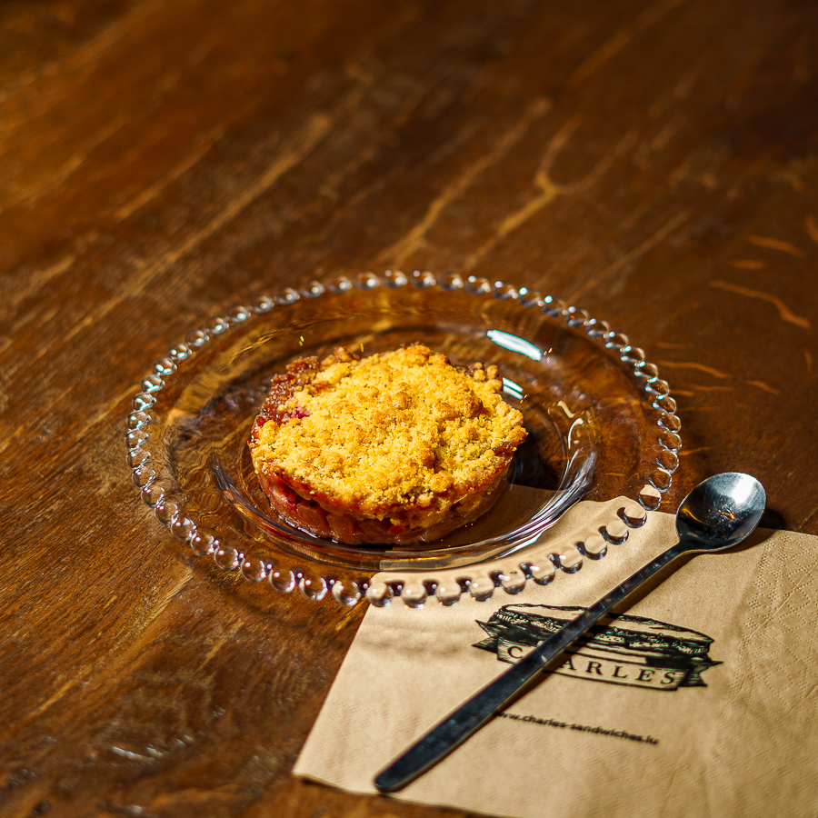 Crumble aux fruits rouges