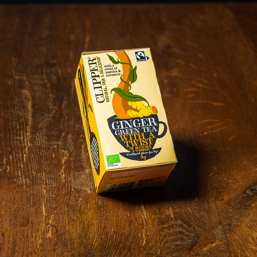 Clipper gingembre, thé vert, matcha