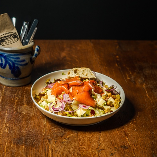 [0042] The Mexican Caesar Smoked Salmon Salad