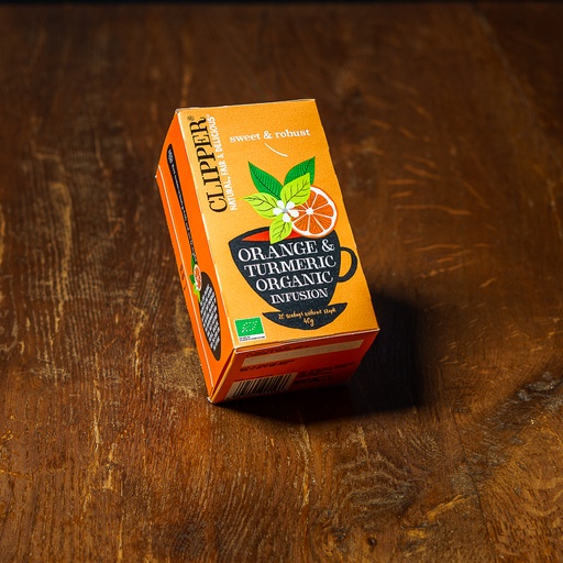 [0205] Clipper Orange Tumeric infusion